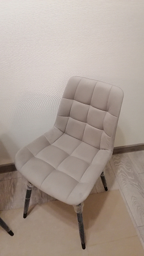 Стул на металлокаркасе Челси К бирюзовый / черный фото покупателя 232