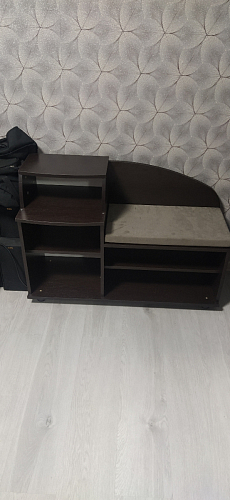 Обувница Аврора дуб млечный / венге фото покупателя 90