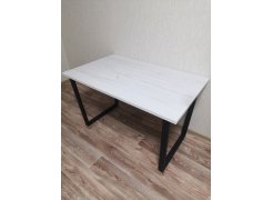 Деревянный стол Лота Лофт 120(160)х75 черный матовый / бетон светлый фото покупателя 591