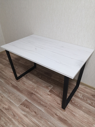 Стол раскладной Лота Лофт 120 25 мм юта / черный матовый фото покупателя 591