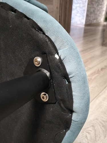 Стул на металлокаркасе Gabi 1 light purple / black фото покупателя 766