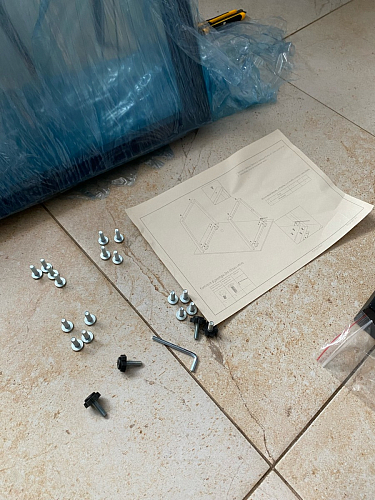 Стол раскладной Лота Лофт 120 25 мм юта / черный матовый фото покупателя 330