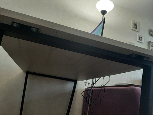 Деревянный стол Лота Лофт 120x75 дуб крафт табачный / черный матовый фото покупателя 634