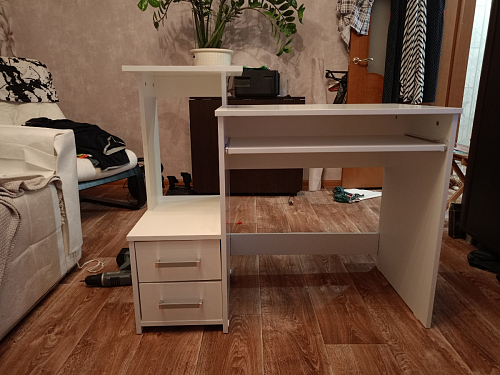 Компьютерный стол Джаз-24 левый дуб сонома фото покупателя 146