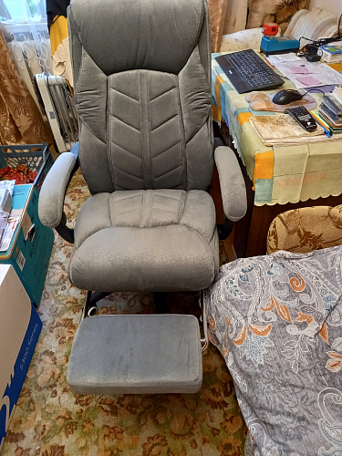 Компьютерное кресло Traun dark gray / black фото покупателя 22