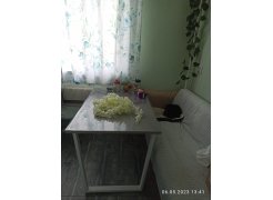 Стол Лота Лофт 140 25 мм юта / белый матовый фото покупателя 971