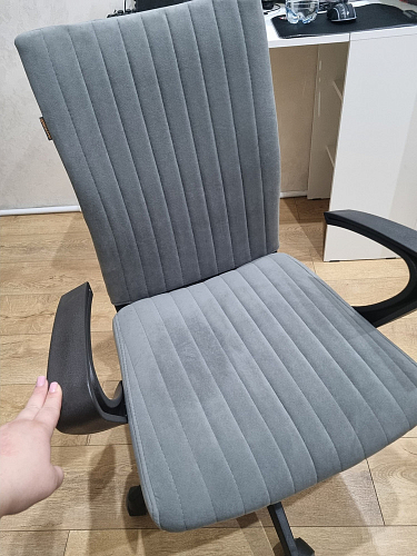 Компьютерное кресло Spark/Спарк флок розовый 137 фото покупателя 7