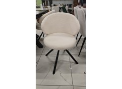 Стул на металлокаркасе Solomon крутящийся white / black из шоурума 9