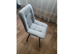 Стул на металлокаркасе Чилли светло-серый / черный фото покупателя 628