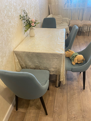 Стул на металлокаркасе Kora gray / black фото покупателя 14