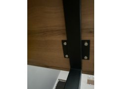 Деревянный стол Лота Лофт 120(160)х75 черный матовый / бетон светлый фото покупателя 573