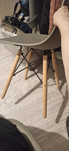 Пластиковый стул Eames PC-015 желтый фото покупателя 344