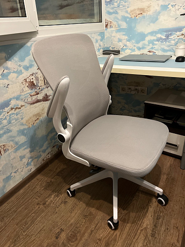 Компьютерное кресло Konfi gray / blue / white фото покупателя 47