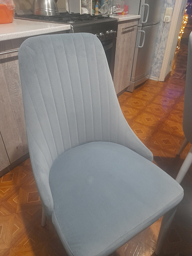 Стул на металлокаркасе Kora light blue / white фото покупателя 446