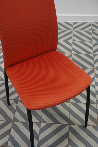 Стул на металлокаркасе Tod light blue / yellow / black из шоурума 3