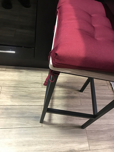 Барный стул Лофт катания лаванда / белый матовый фото покупателя 151