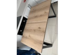 Деревянный стол Лота Лофт 120(160)х75 черный матовый / бетон светлый фото покупателя 267