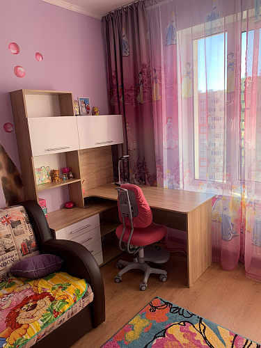 Компьютерный стол КСТ-14.1Л левый дуб сонома / белый фото покупателя 10