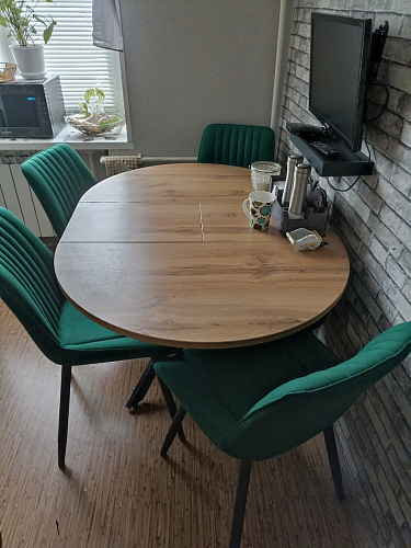 Комплект стульев Вейв 4 шт светло-серый / черный фото покупателя 141