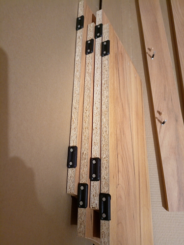 Двуспальная кровать Клауд 160х200 парящая дуб крафт золотой / антрацит фото покупателя 409