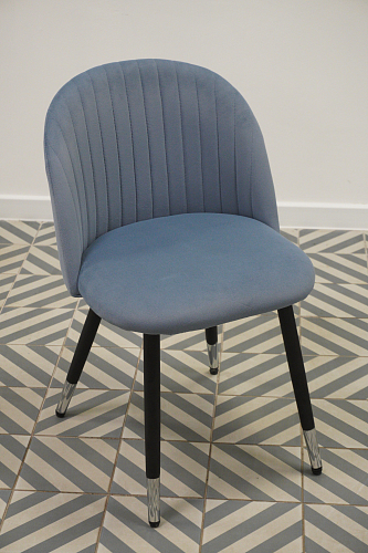 Стул на металлокаркасе Gabi green / black из шоурума 6