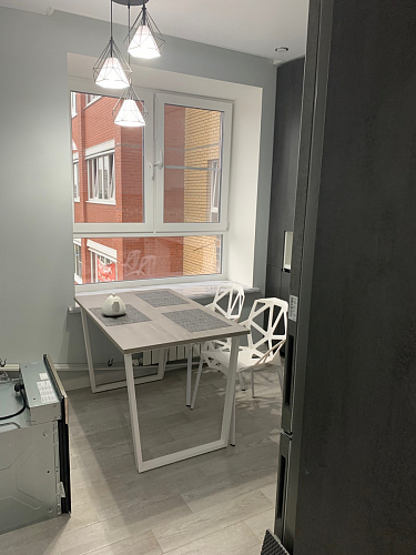 Деревянный стол Лота Лофт 140х80 дуб крафт табачный / черный матовый фото покупателя 302