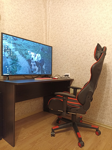 Компьютерное кресло Corvet black / blue фото покупателя 18