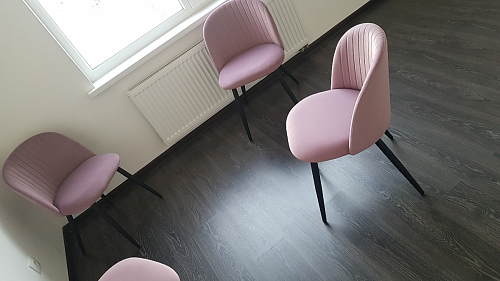 Стул на металлокаркасе Gabi gray / black фото покупателя 133