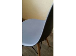 Пластиковый стул Eames PC-015 серо-голубой / дерево фото покупателя 515