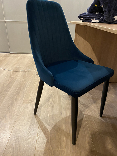 Стул на металлокаркасе Kora green / black фото покупателя 479