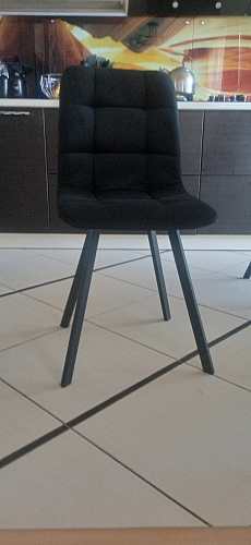 Стул на металлокаркасе Чилли К кирпичный / черный фото покупателя 333