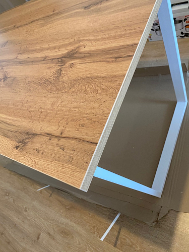 Стол раскладной Лота Лофт 120 25 мм юта / черный матовый фото покупателя 511