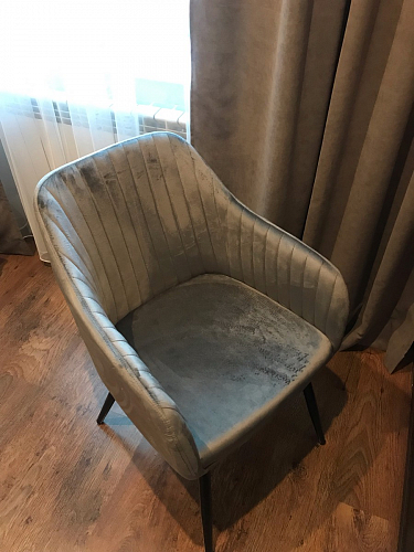 Стул на металлокаркасе Slam синий фото покупателя 132