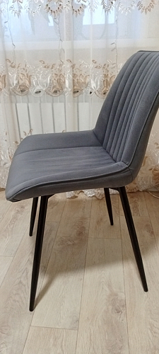 Комплект стульев Вейв 4 шт светло-серый / черный фото покупателя 294