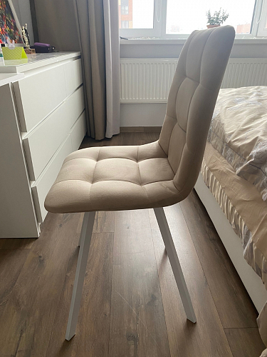 Стул на металлокаркасе Чилли черный / голубой фото покупателя 1155