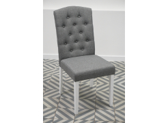 Стул Menson white / fabric pebble из шоурума 2