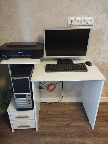 Стол компьютерный Джаз-24 правый венге фото покупателя 105