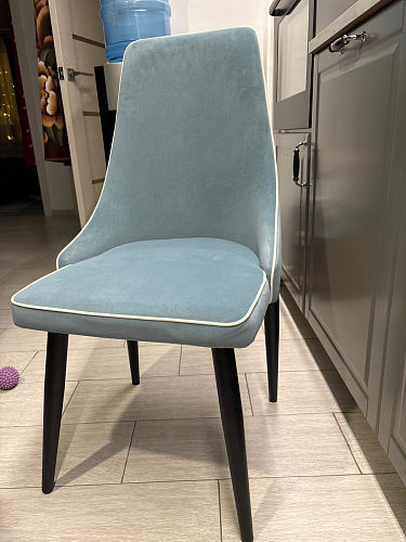 Стул на металлокаркасе Kora black / gray фото покупателя 390