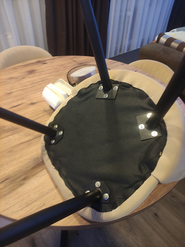 Стул на металлокаркасе Gabi gray / black фото покупателя 691