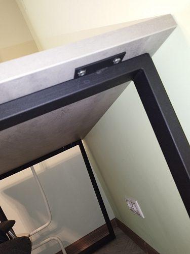 Стол раскладной Лота Лофт 120 25 мм юта / черный матовый фото покупателя 960