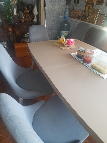 Стул на металлокаркасе Kora black / gray фото покупателя 450