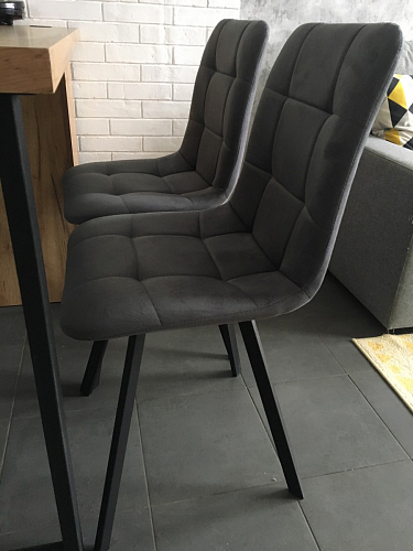 Стул на металлокаркасе Чилли синий / белый фото покупателя 1000