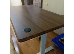 Компьютерный стол Маркос 140х80 зеленый / черный фото покупателя 41