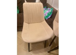 Стул на металлокаркасе Седа К крутящийся светло-серый  / белый фото покупателя 24