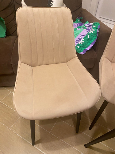 Комплект стульев Вейв 4 шт светло-серый / черный фото покупателя 24