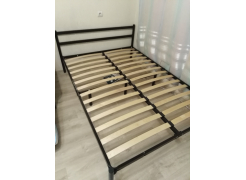 Односпальная кровать Фади 80х200 черная фото покупателя 557