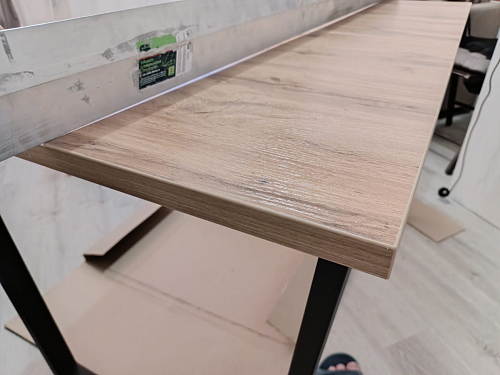 Стол Лота Лофт 140 25 мм черный матовый / бетон фото покупателя 182