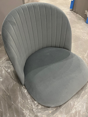 Стул на металлокаркасе Gabi 1 dark gray / black фото покупателя 533