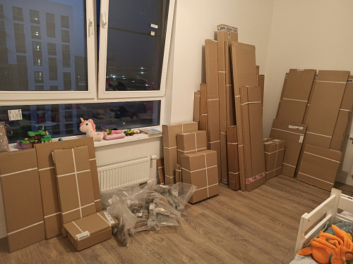 Двуспальная кровать Клауд 160х200 парящая дуб крафт золотой / антрацит фото покупателя 76