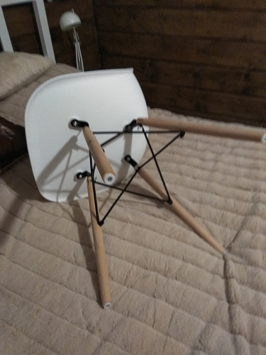 Пластиковый стул Eames PC-015 желтый фото покупателя 185